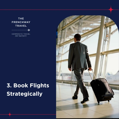 Business traveler walking through airport with luggage