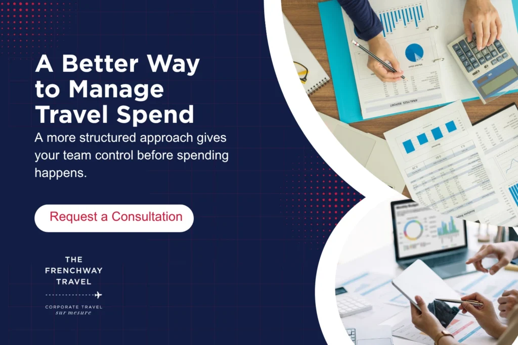 Financial planning and analytics representing structured travel expense management and control before spending_